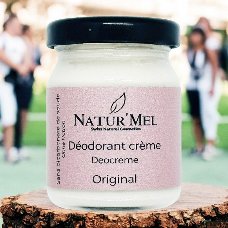 Déodorant crème sans bicarbonate L'Original palmarosa 50ml Natur'Mel