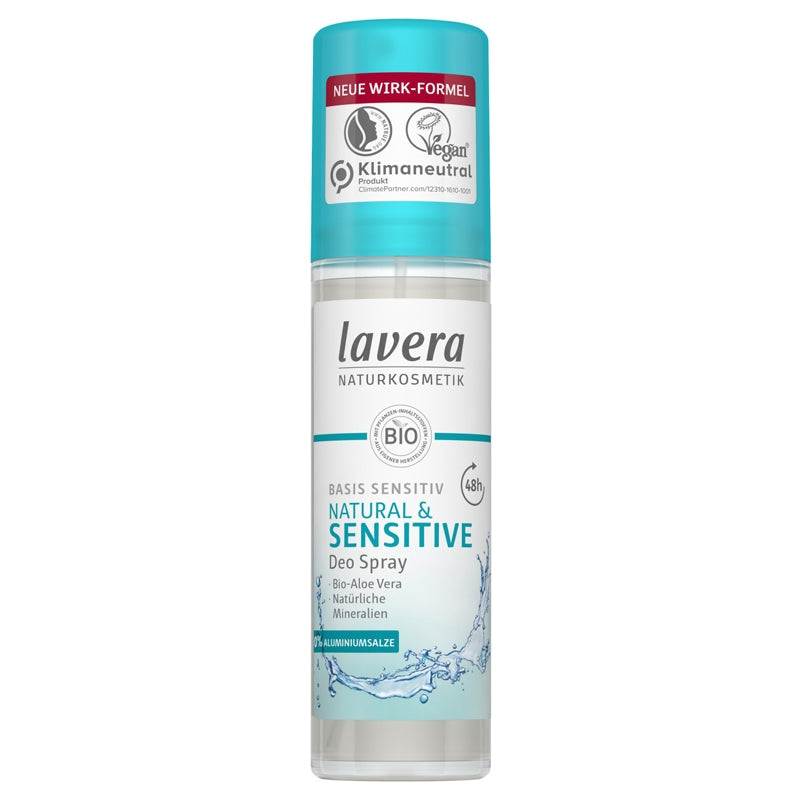 48-Stunden Sensitives Bio-Aloe-Vera-Spray-Deodorant – 75 ml – Lavera