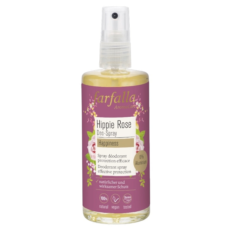 Bio-Deospray in Rosa, Iris, Vanille & Orange – 100 ml – Farfalla