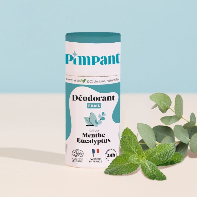 Bio-Deostick mit Minze und Eukalyptus – 50 g – Pimpant