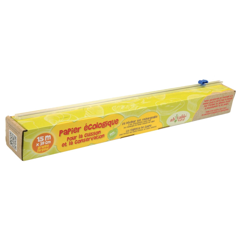 Spender mit umweltfreundlichem Backpapier 15 m x 39 cm - ah table!