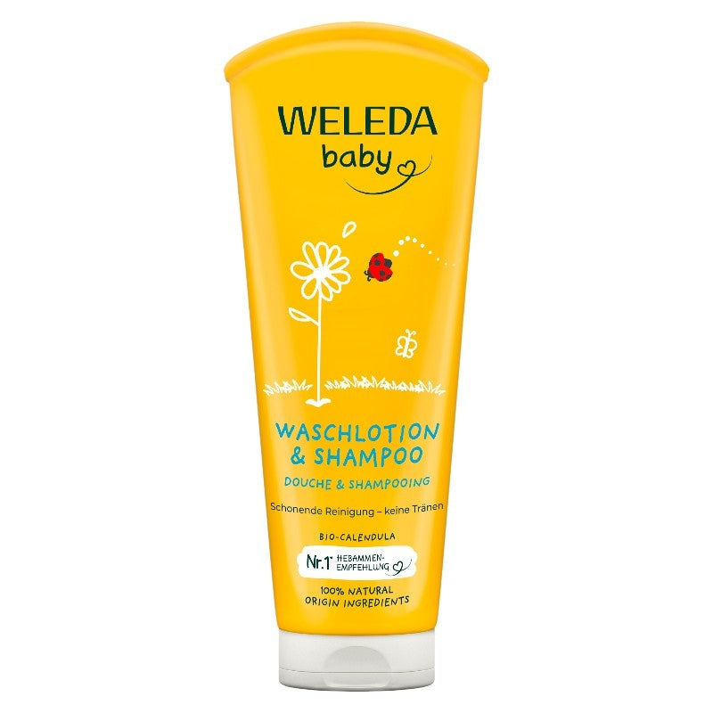 Bio-Calendula-Babydusche & Shampoo – 200 ml – Weleda