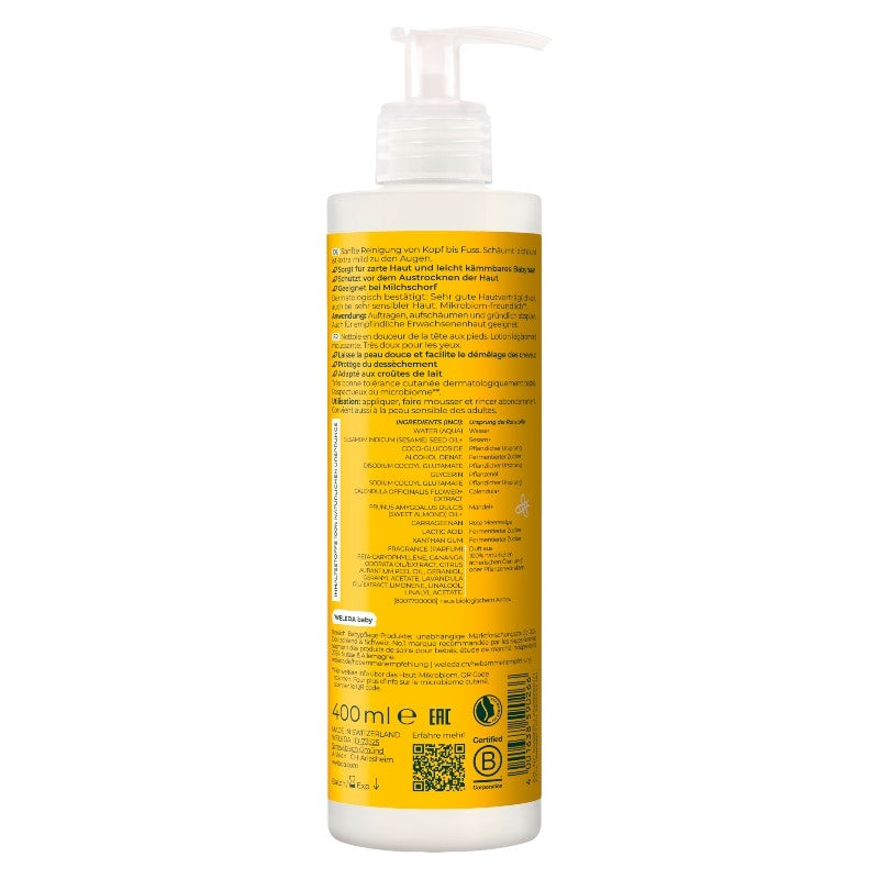 Bio-Calendula-Babydusche & Shampoo – 400 ml – Weleda