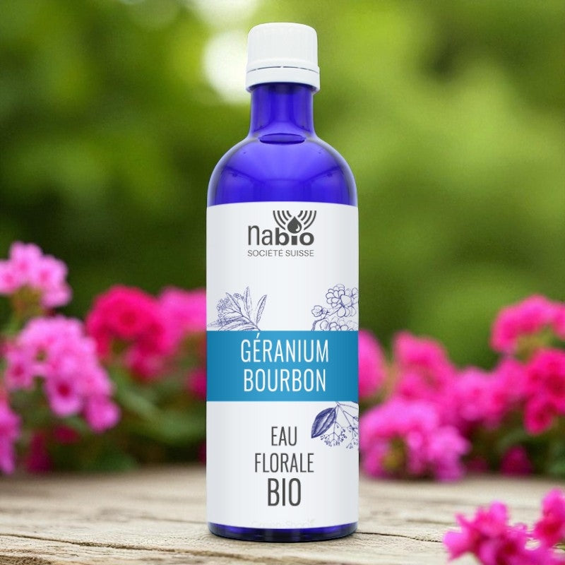 Eau florale BIO Géranium bourbon - 200ml - Nabio