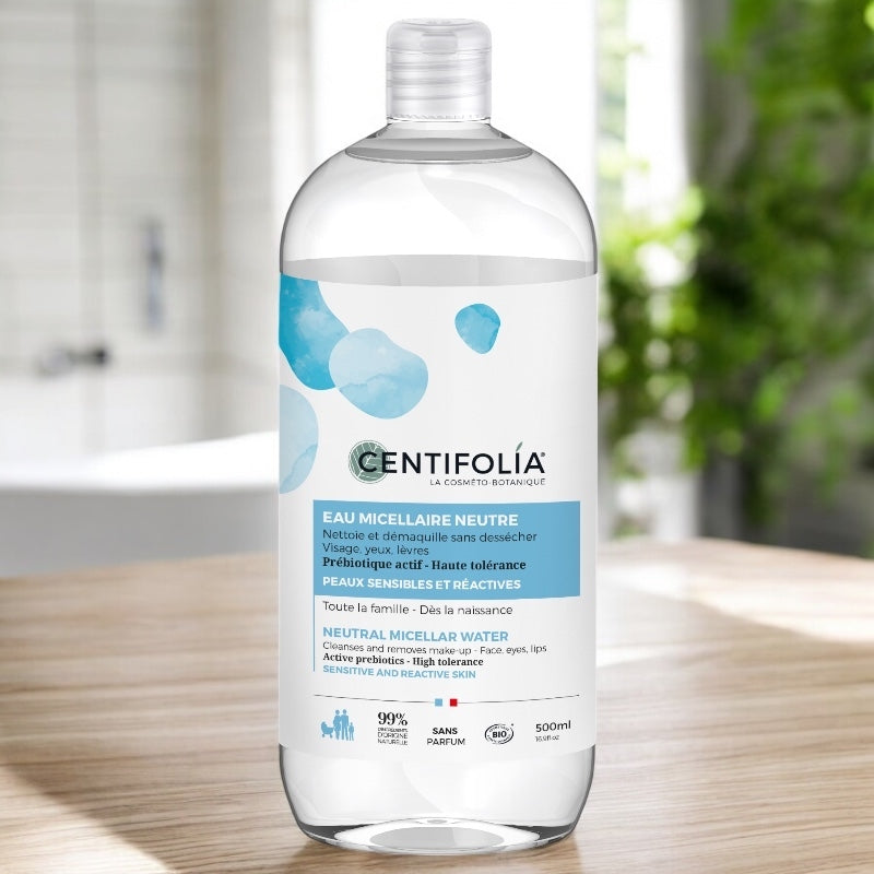 Eau micellaire neutre BIO aloe vera - 500ml - Centifolia