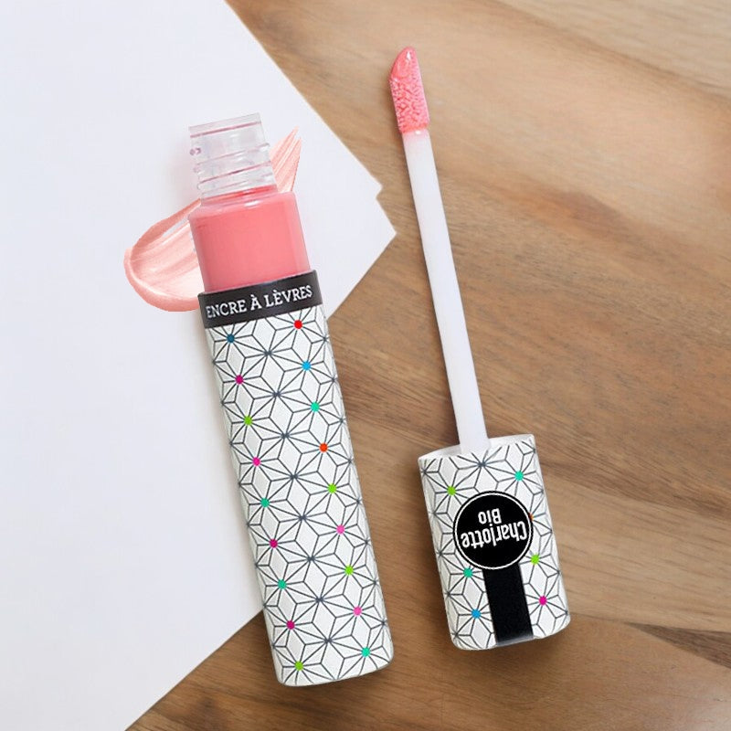 Encre à lèvres rose lumière BIO - 8ml - Charlotte Bio