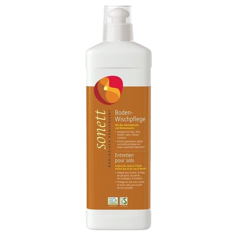 Entretien pour sols olive & cire d'abeille ECO - 500ml - Sonett