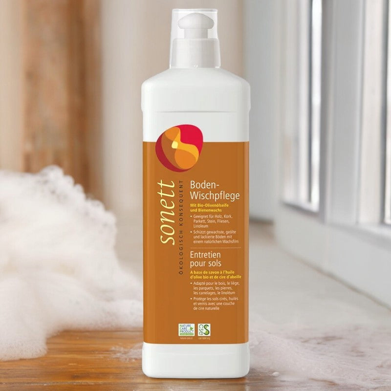 Entretien pour sols olive & cire d'abeille ECO - 500ml - Sonett