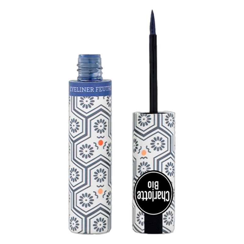 Eyeliner feutre bleu nuit BIO - 3ml - Charlotte Bio