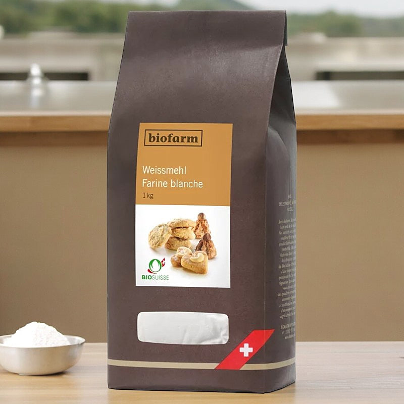 Farine blanche suisse BIO - 1kg - Biofarm