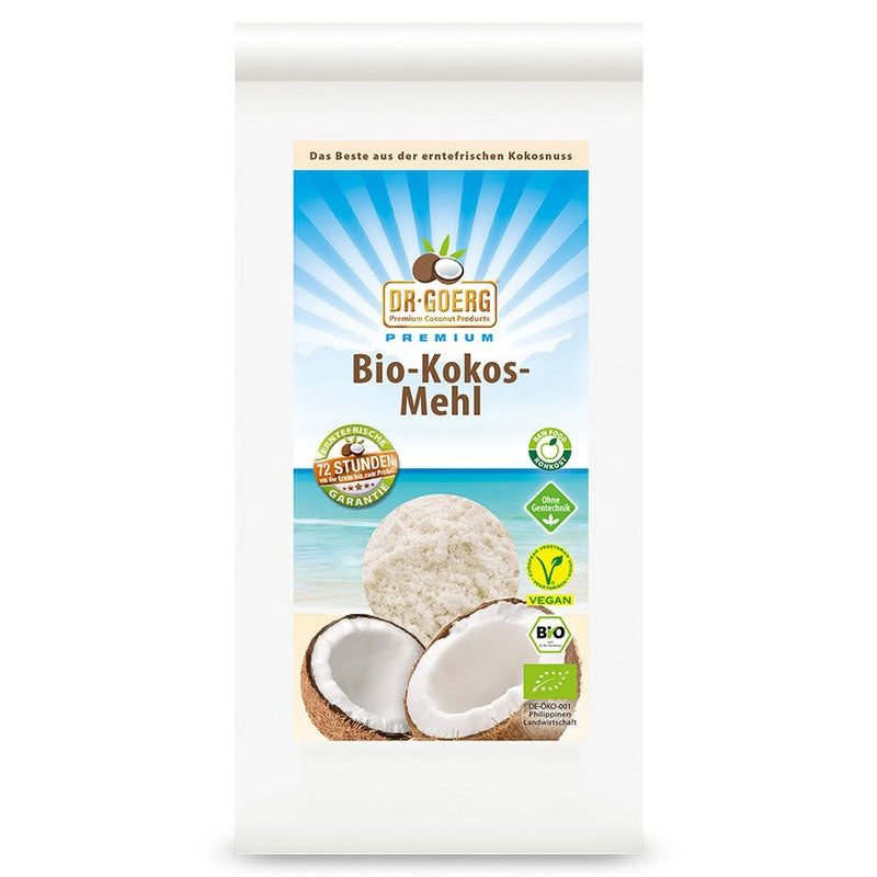 Bio-Rohkokosmehl – 600 g – Dr. Goerg