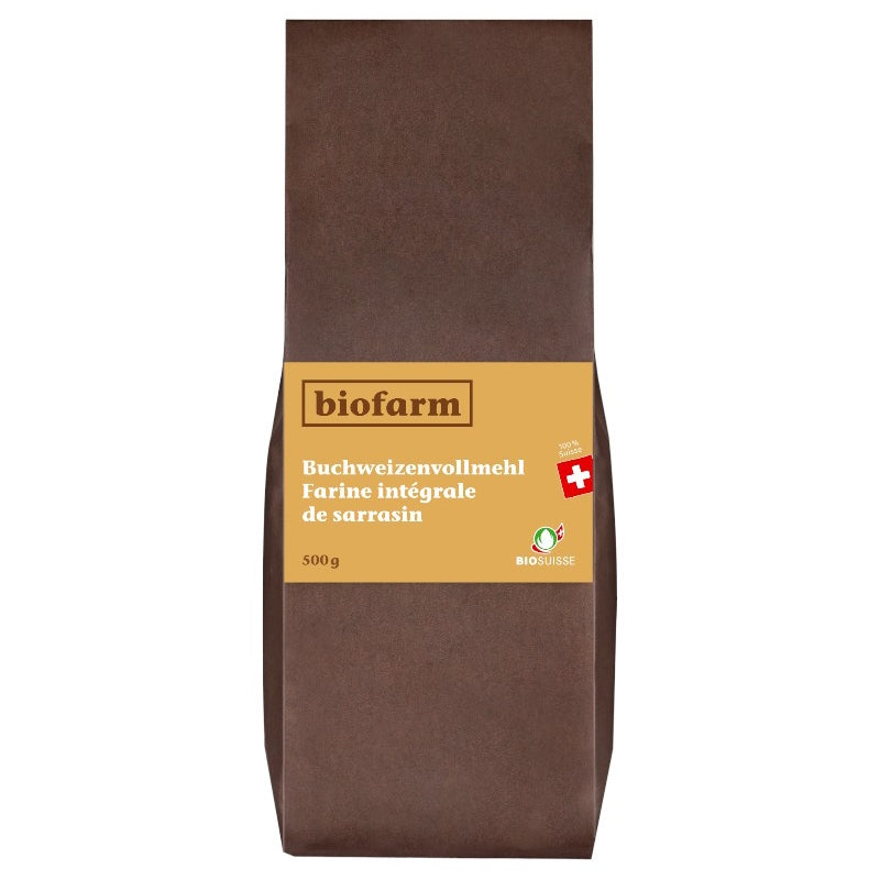 Farine intégrale de sarrasin suisse BIO - 500g - Biofarm