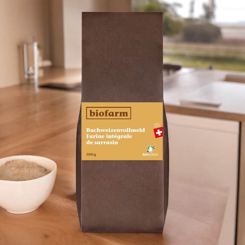 Farine intégrale de sarrasin suisse BIO - 500g - Biofarm