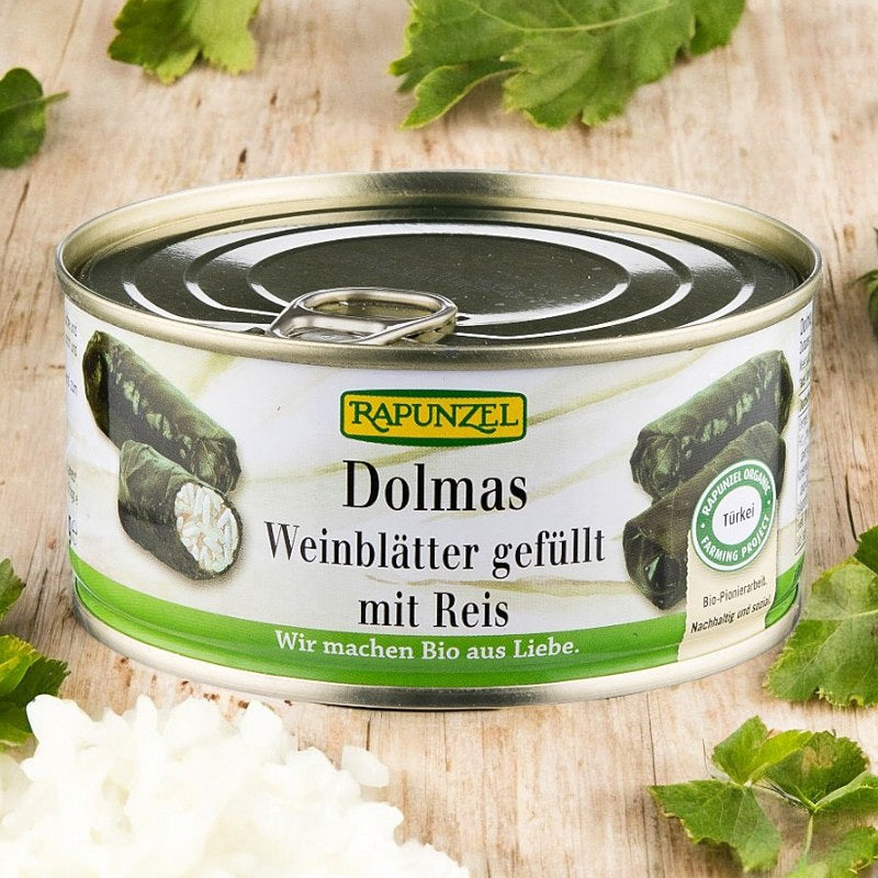 Feuilles de vigne au riz Dolmas BIO - 280g - Rapunzel
