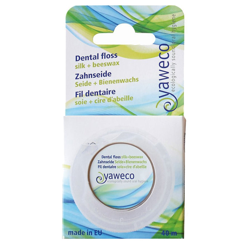 Zahnseide aus Seide und Bienenwachs – 1 x 25 m – Yaweco