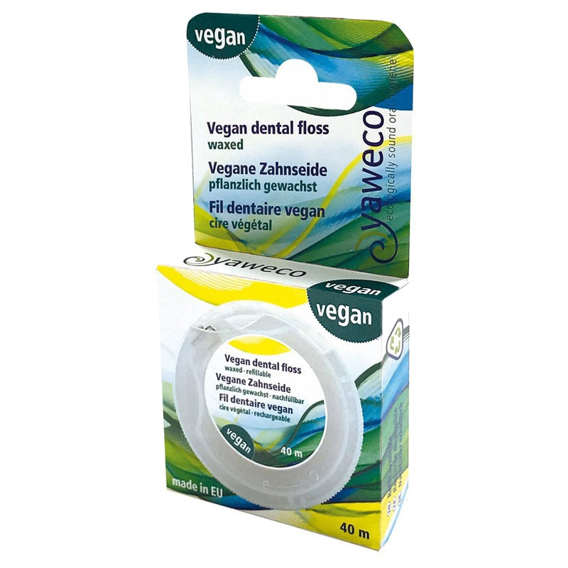 Vegane Zahnseide aus Pflanzenwachs – 1 x 40 m – Yaweco