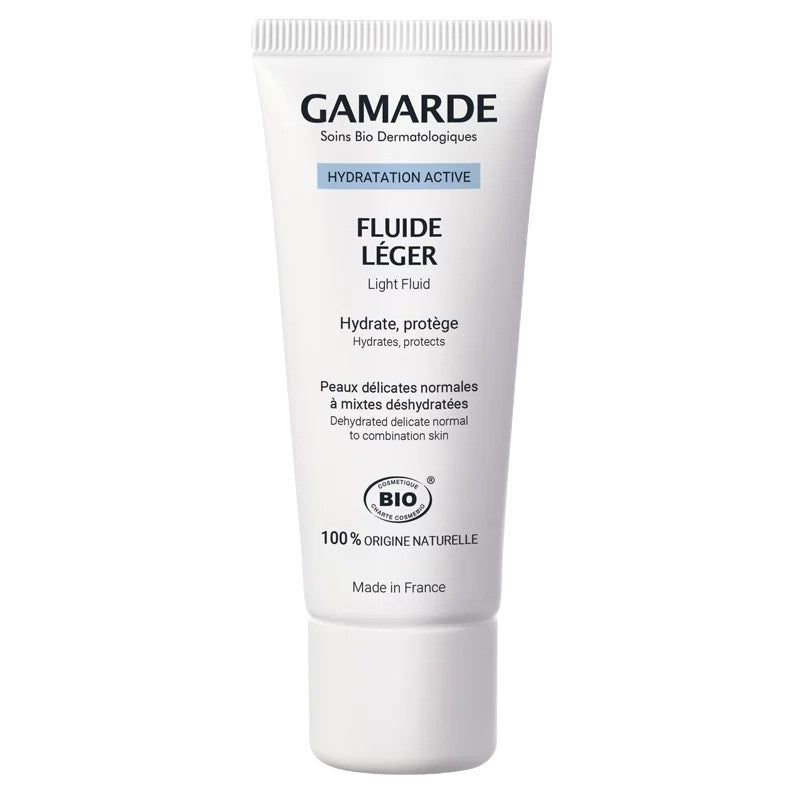 Fluide léger BIO argan & eau thermale - 40g - Gamarde