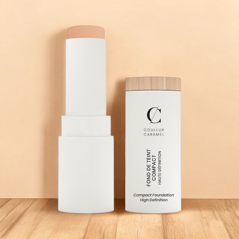 Fond de teint compact HD Beige diaphane N°11 BIO - 9g - Couleur Caramel
