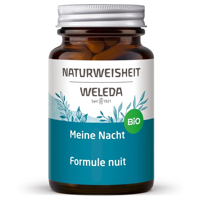 Bio-Nachtformel mit Silizium und Passionsblume – 46 Kapseln – Weleda