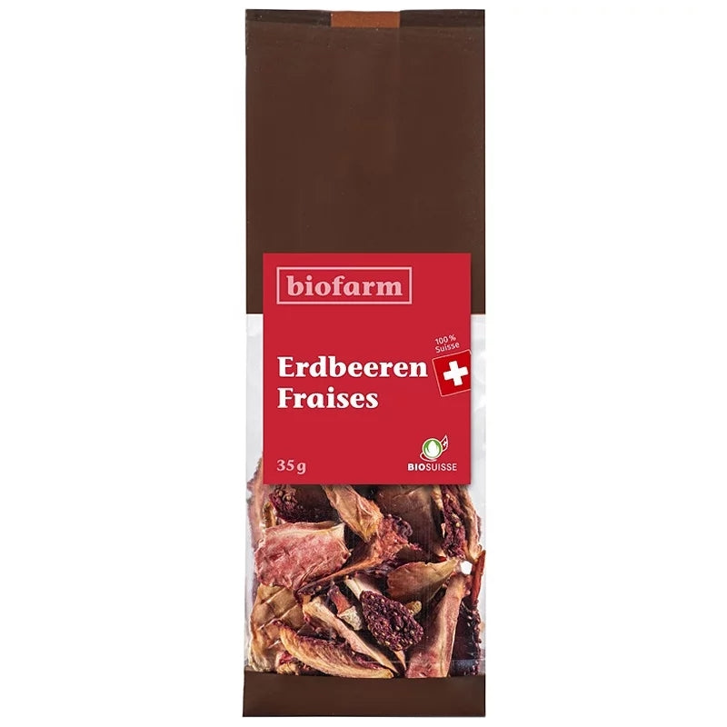 Bio-Erdbeeren aus der Schweiz – 35 g – Biofarm
