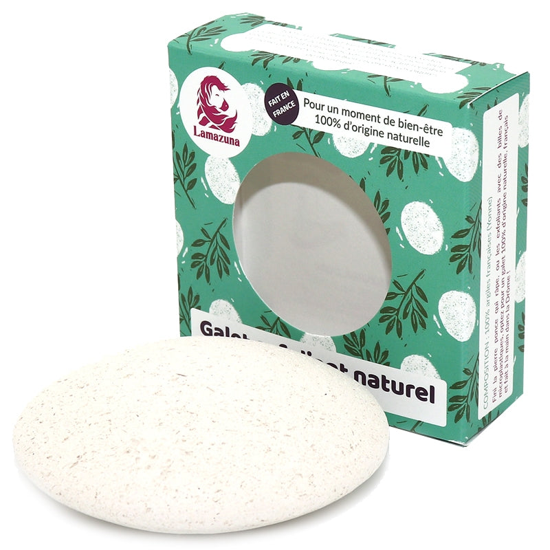 Natürlicher Peeling-Tonkiesel - Lamazuna