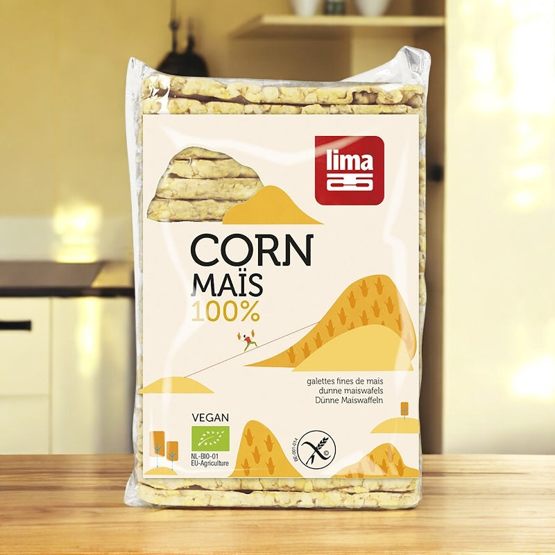 Bio-Maiswaffeln (dünn) - 130 g - Lima