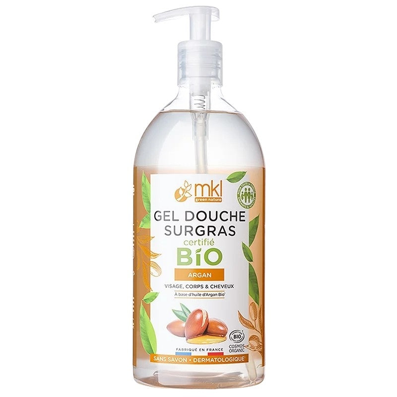 Gel douche BIO argan - 1l - MKL Green Nature