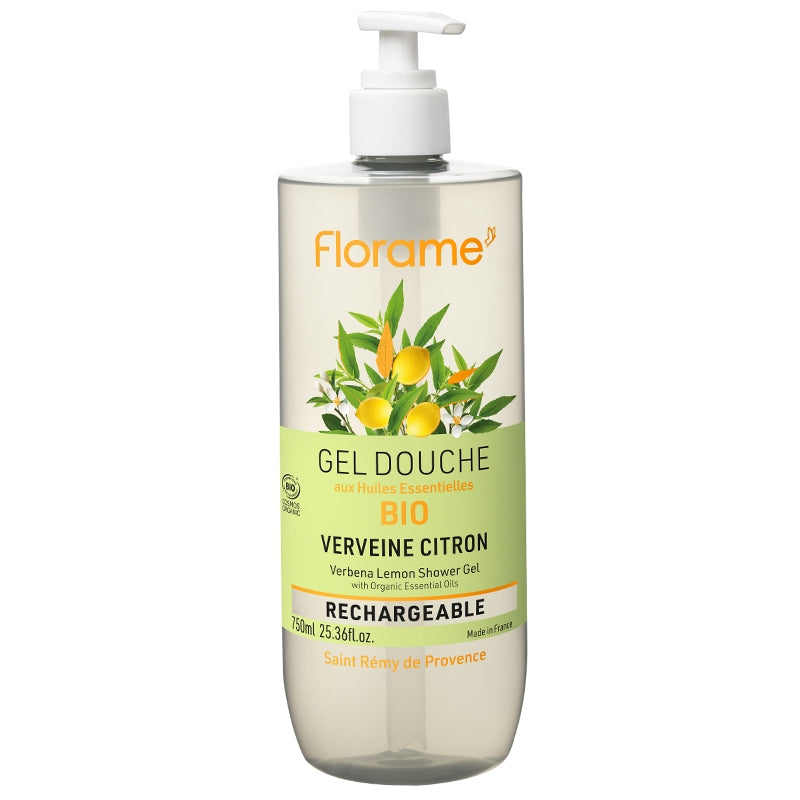 Gel douche bio verveine citron 750 ml florame