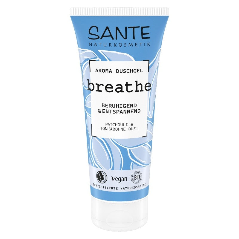 Breathe Bio-Duschgel mit Patschuli und Tonkabohne – 200 ml – Gesundheit