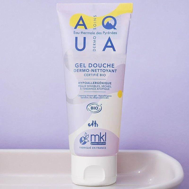 Gel douche dermo-nettoyant BIO eau thermale - 100ml - MKL Green Nature