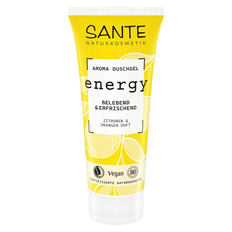 Bio-Duschgel mit Zitrone und Orange – 200 ml – Sante