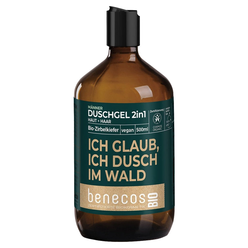 Gel douche peau & cheveux 2 en 1 pin cimbre BIO - 500ml - Benecos