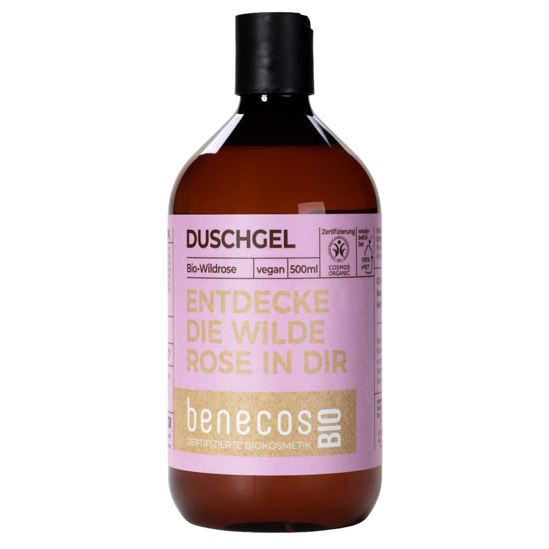Gel douche rose sauvage BIO - 500ml - Benecos