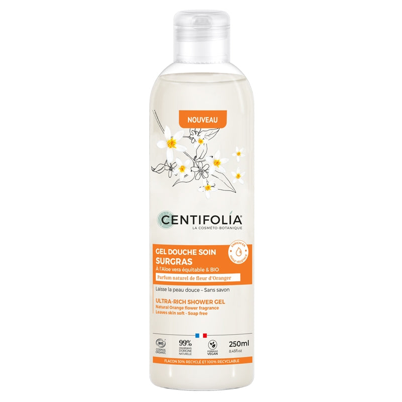 Rückfettendes Duschgel Orangenblüte BIO 250ml