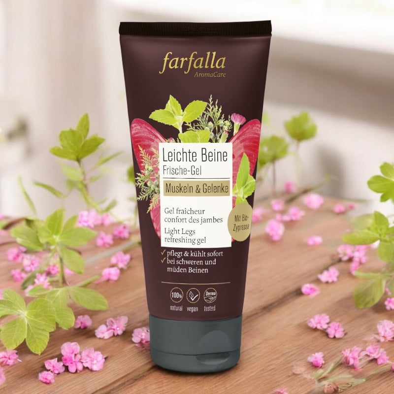 Bio-Pfefferminz-Kühlgel für die Beine – 100 ml – Farfalla