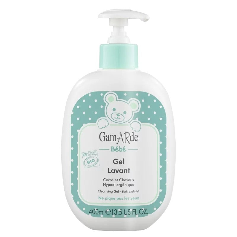 Gel lavant bébé BIO aloe vera & eau thermale - 400ml - Gamarde