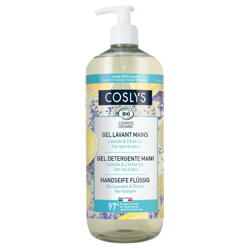 Gel lavant mains BIO lavande & citron - 1l - Coslys