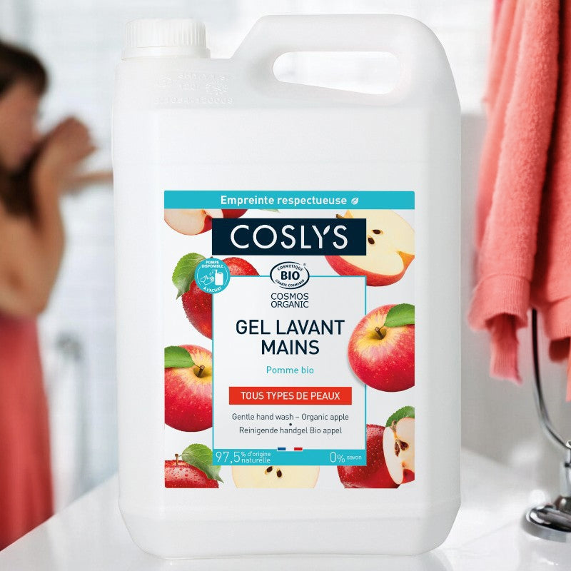 Gel lavant mains BIO pomme - 5l - Coslys