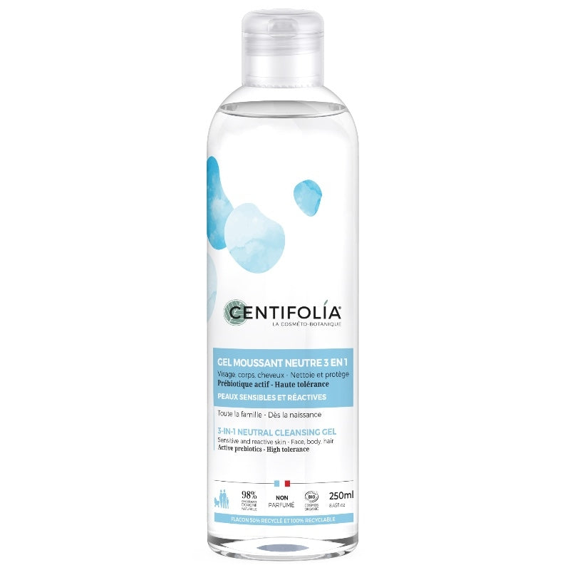 3-in-1 Bio-Schaumgel mit Aloe Vera – 250 ml – Centifolia