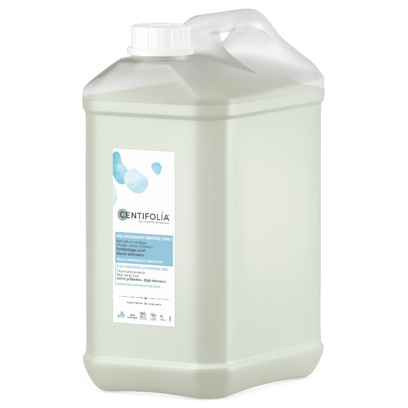 Gel moussant neutre 3 en 1 BIO aloe vera - 5l - Centifolia