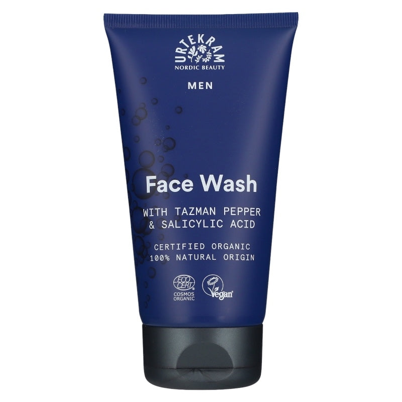 Bio-Salicylsäure-Reinigungsgel für Männer – 150 ml – Urtekram