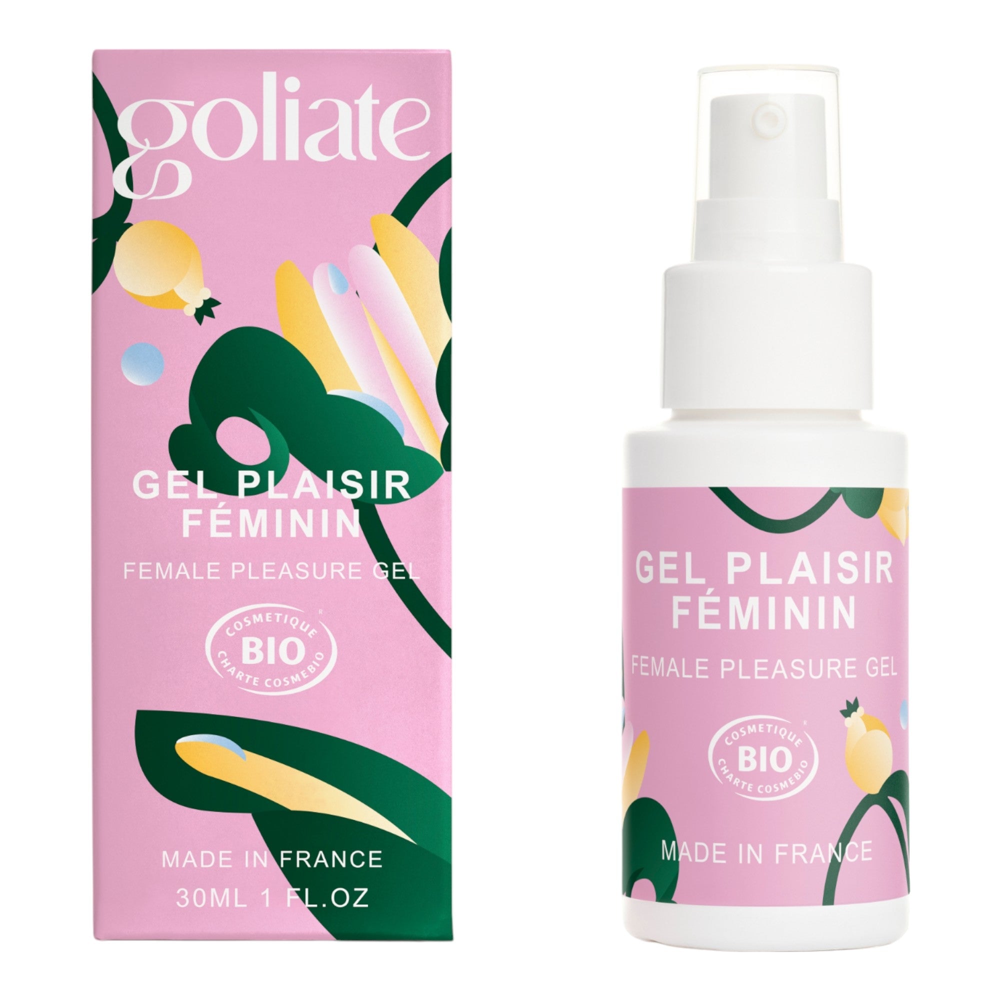 Gel plaisir féminin BIO - 30ml - Goliate