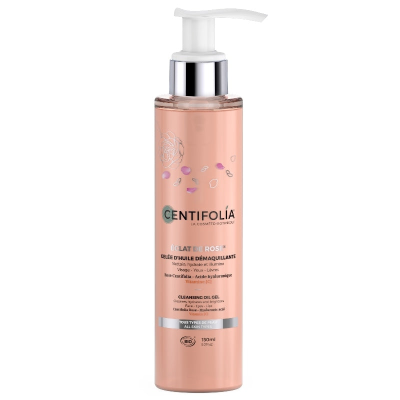Gelée d'huile démaquillante BIO rose & vitamine C - 150ml - Centifolia