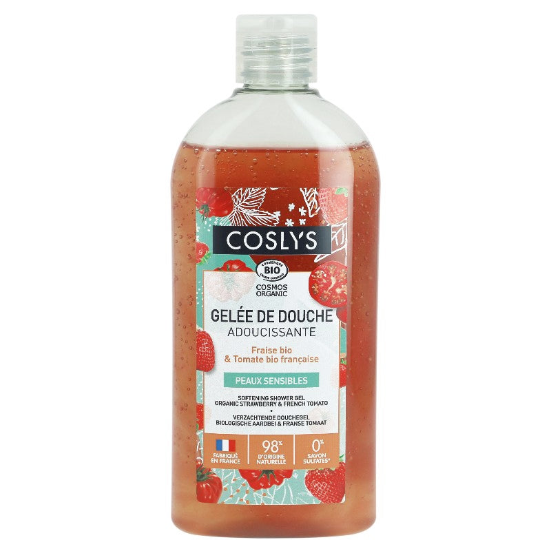 Gelée de douche adoucissante BIO fraise & tomate - 250ml - Coslys