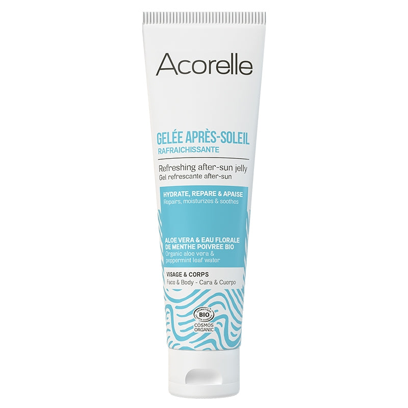 Gelée rafraîchissante après-soleil BIO menthe poivrée - 100ml - Acorelle
