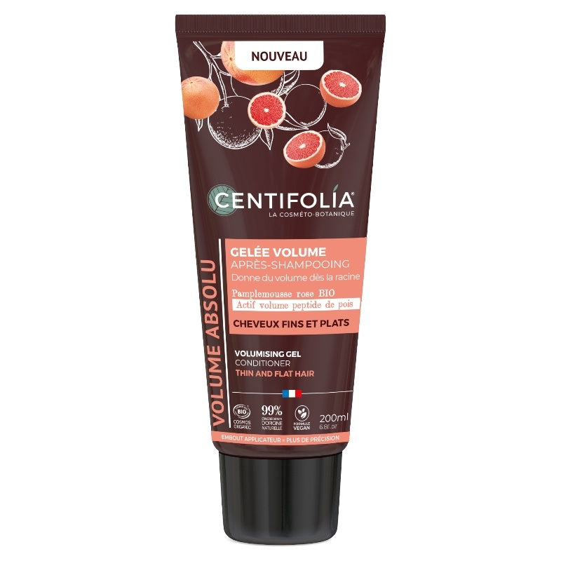 Centifolia Bio-Conditioner mit rosa Grapefruit-Geschmack, Volumen-Gel – 200 ml