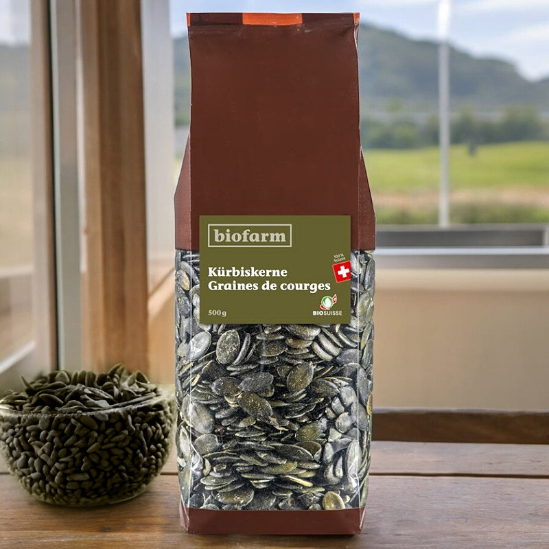 Graines de courge suisse BIO - 500g - Biofarm