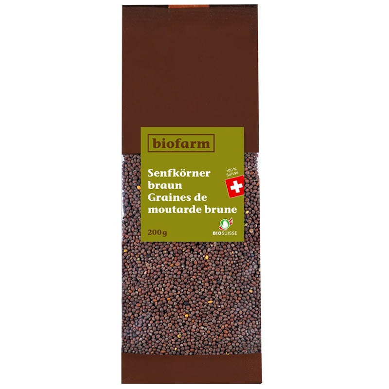 Bio-Schweizer brauner Senf – 200 g – Biofarm