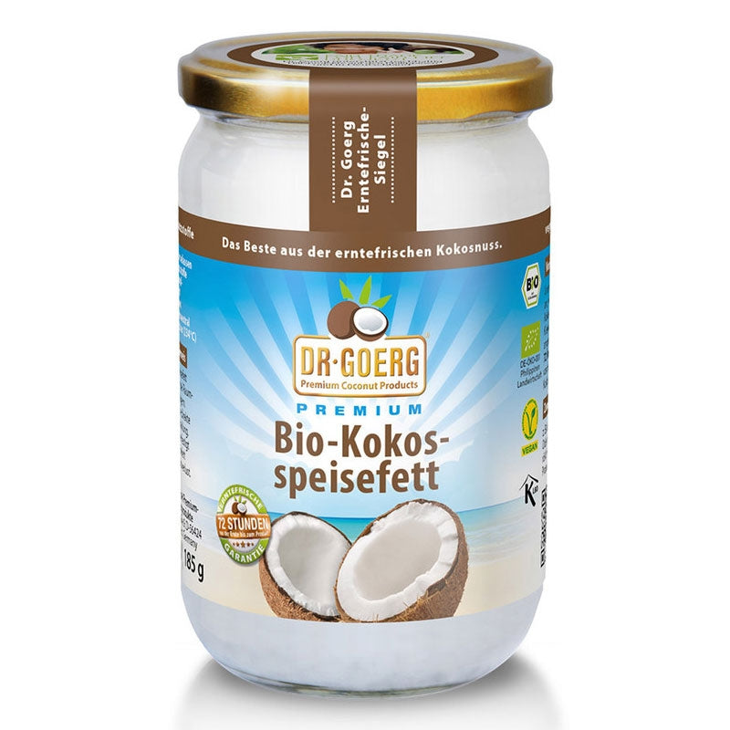 Bio-Kokosöl, desodoriert – 200 ml – Dr. Goerg