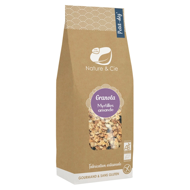 Granola artisanal myrtilles & amande BIO - 300g - Nature&Cie
